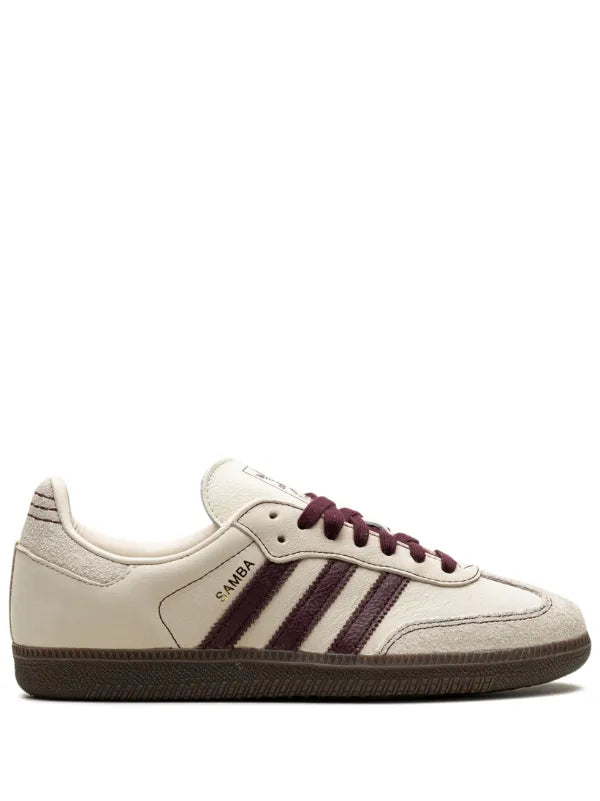 Adidas sampa wonder white maroon