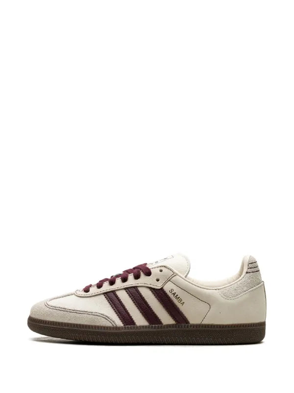 Adidas sampa wonder white maroon