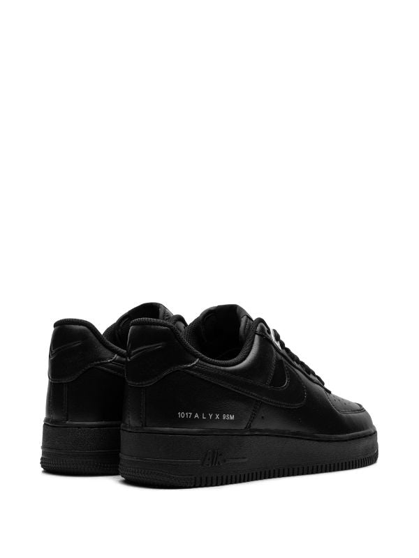 Air Force one black leather