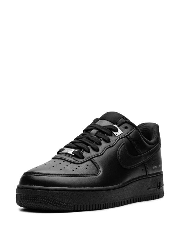 Air Force one black leather