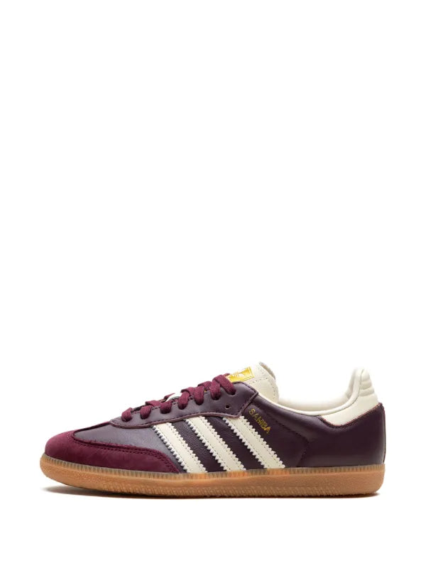 Adidas sampa maroon core white