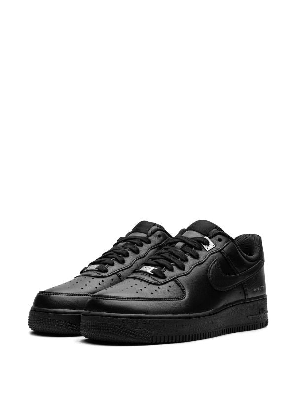 Air Force one black leather