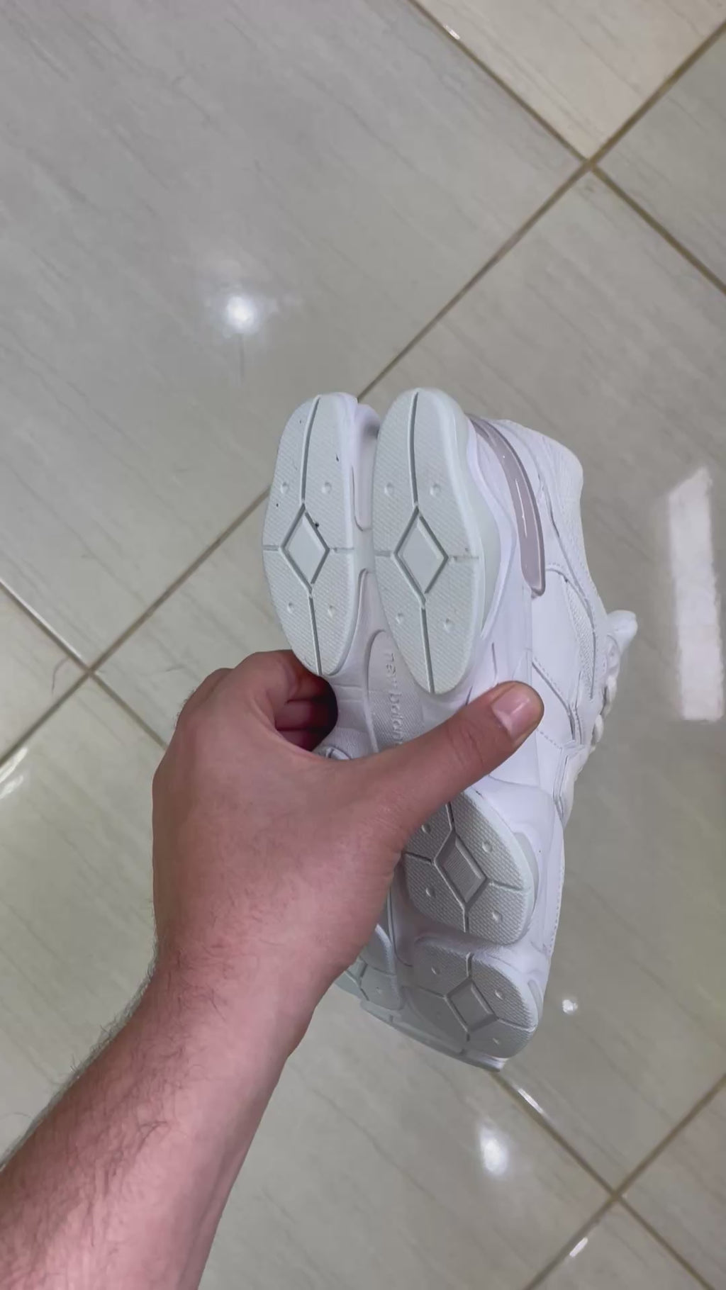 New balance 9060 white leather